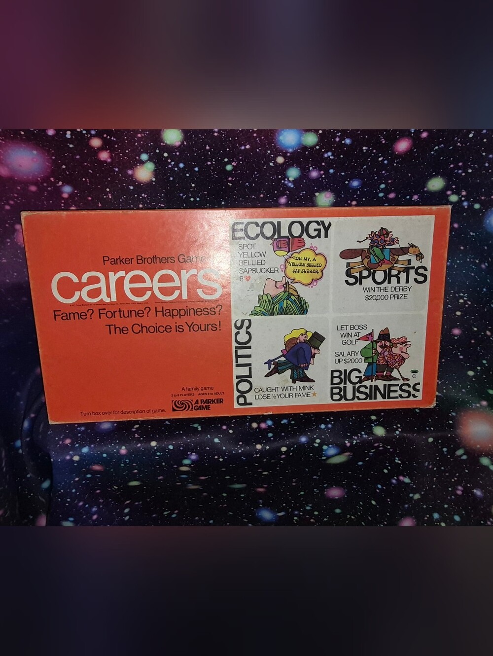 VTG 1971 Careers Board Game Incomplete AS IS Replacement Pieces Spare Parts